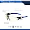 Ge Safety Glasses, Anti-Fog & Anti-Scratch, Mirror, I/O Lens, Black/Blue Frame GE205MAF - alternate 2